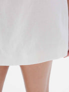 ASOBIO 100% Linen Mid-Rise Mini Skirt