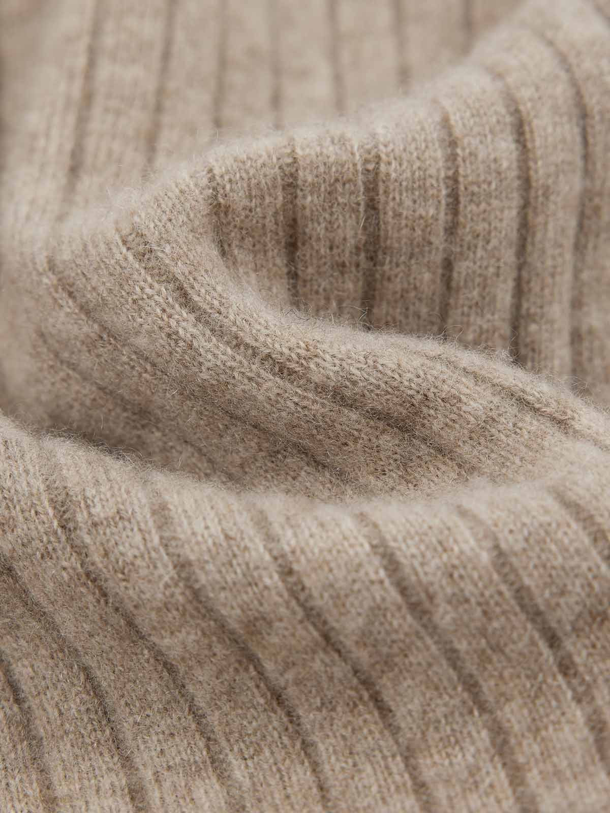 ASOBIO 100% Cashmere Turtleneck Sweater