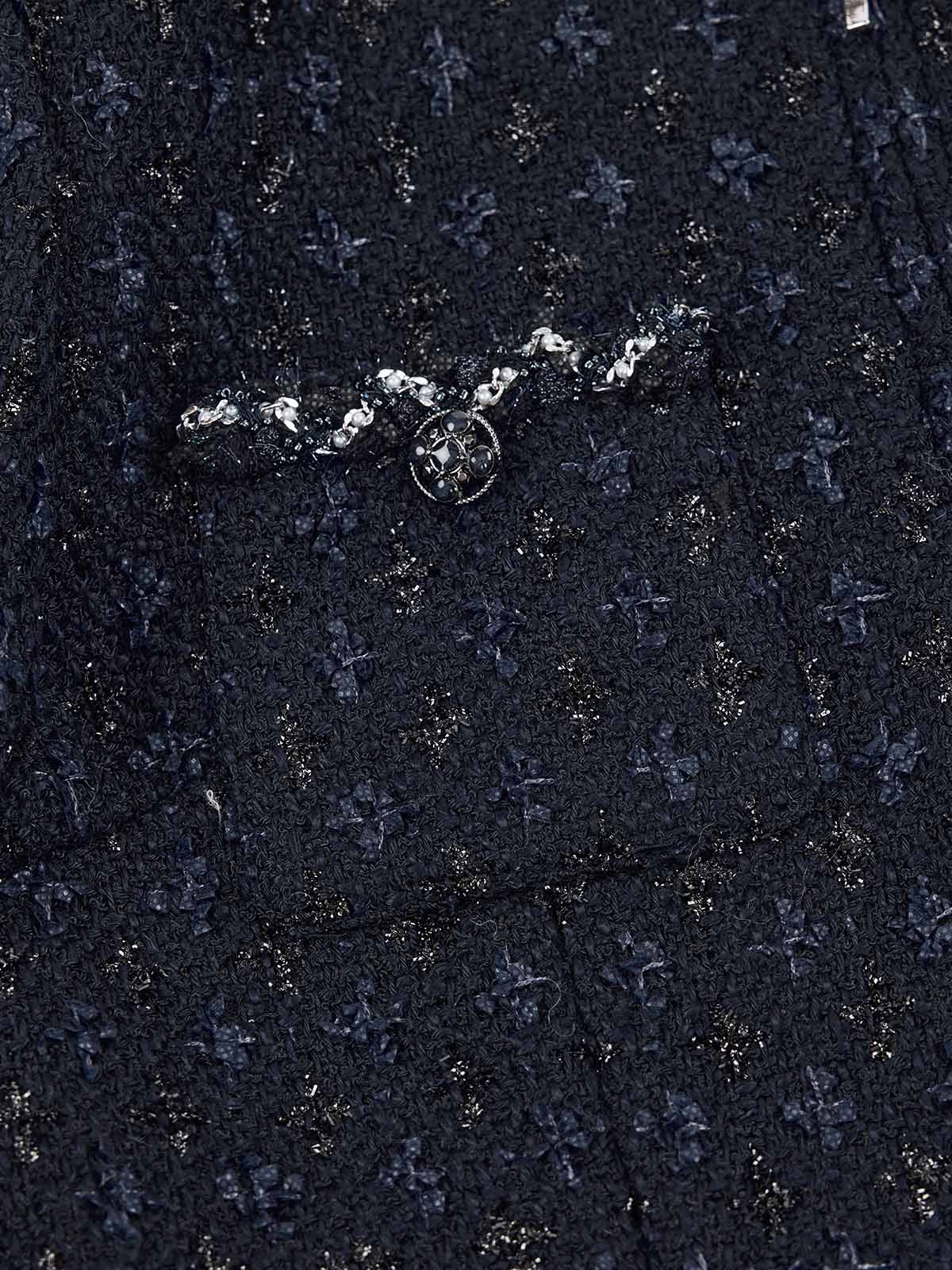 ASOBIO Tailored Tweed Mini Dress