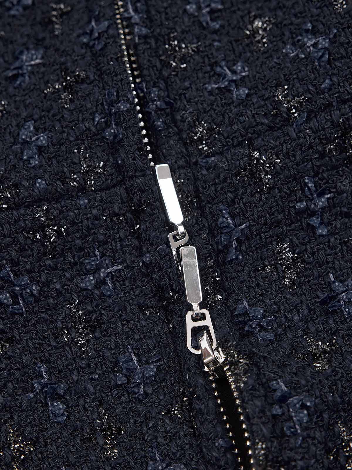 ASOBIO Tailored Tweed Mini Dress