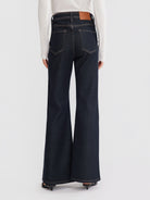 ASOBIO Mid-High Waist Flared Skinny Jeans
