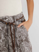 ASOBIO Paisley Print Pants