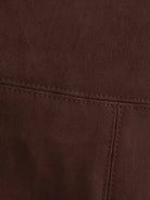 ASOBIO Suede Midi Skirt