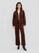 ASOBIO Corduroy Short Jacket