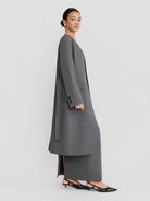 ASOBIO Collarless Open Blazer
