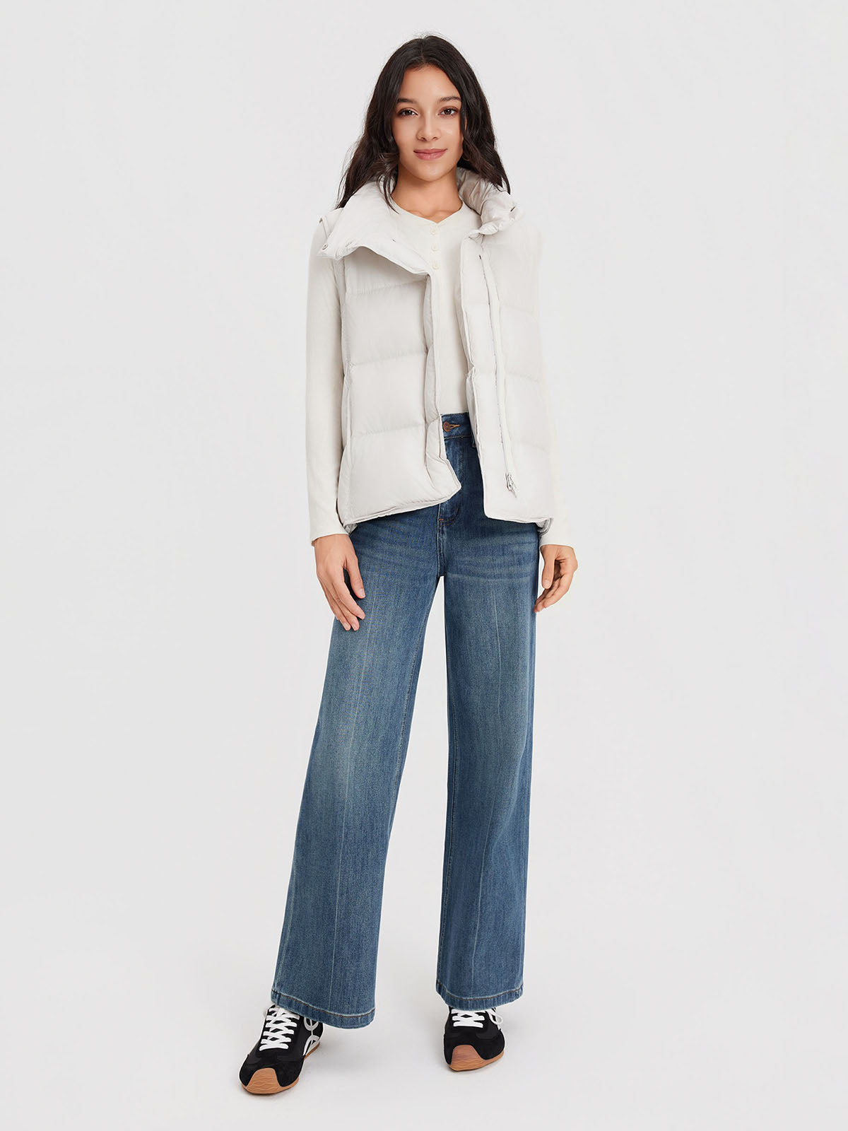 ASOBIO Goose Down puffer Vest