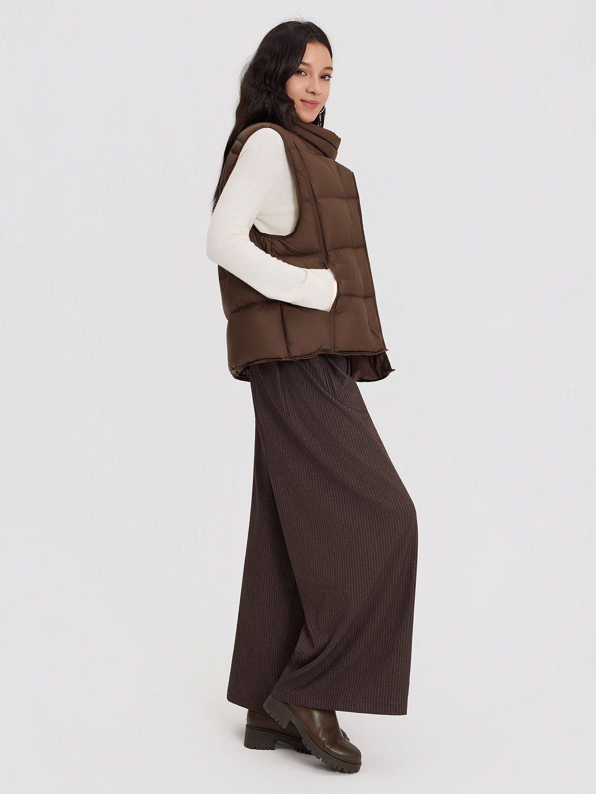 ASOBIO Goose Down puffer Vest