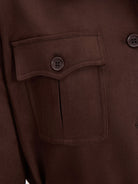 ASOBIO Suede Belted Trucker Jacket