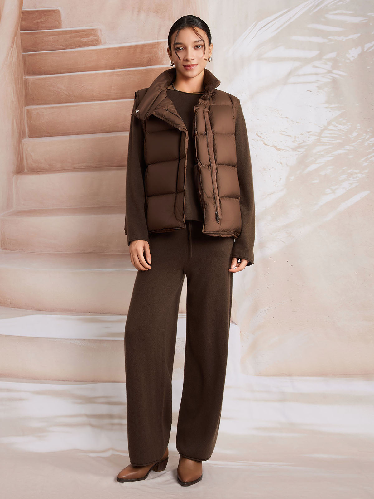 ASOBIO Goose Down puffer Vest