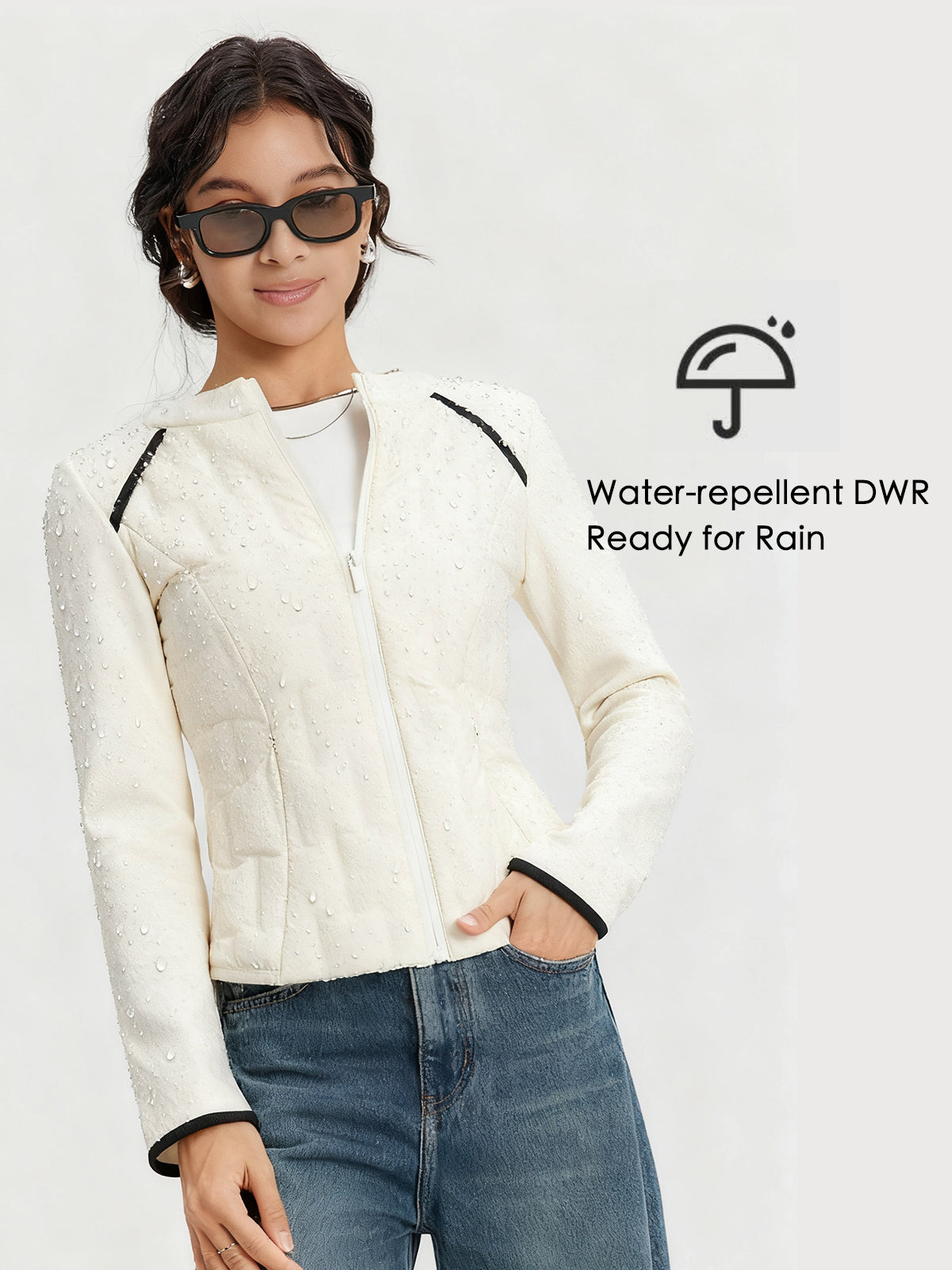 ASOBIO Stretch Goose Down Jacket