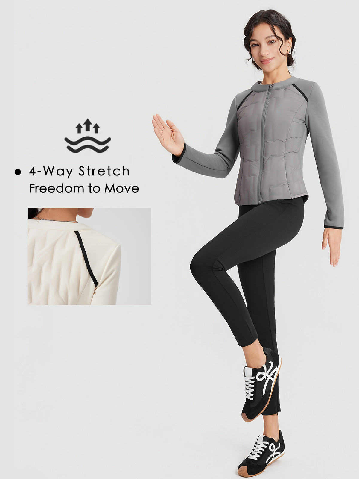 ASOBIO Lightweight Goose Down Jacket