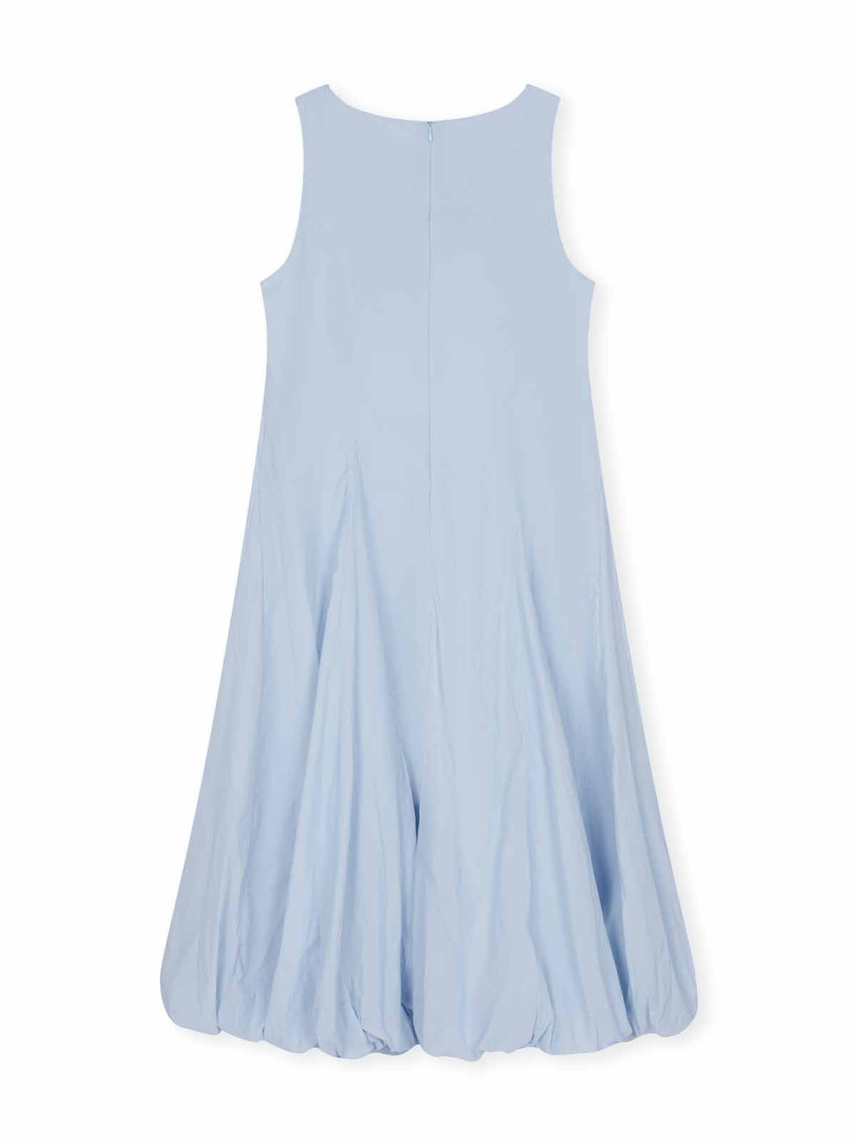 ASOBIO Sleeveless Bubble-Hem Midi Dress