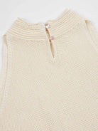 Halter Neck Mesh Knit Top