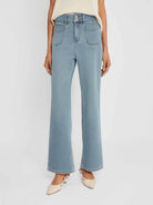 High Waist Slim Straight Stretch Jeans