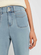 High Waist Slim Straight Stretch Jeans