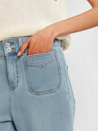 High Waist Slim Straight Stretch Jeans