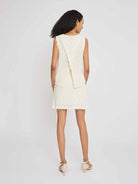 Fringed Jacquard Straight Knit Top