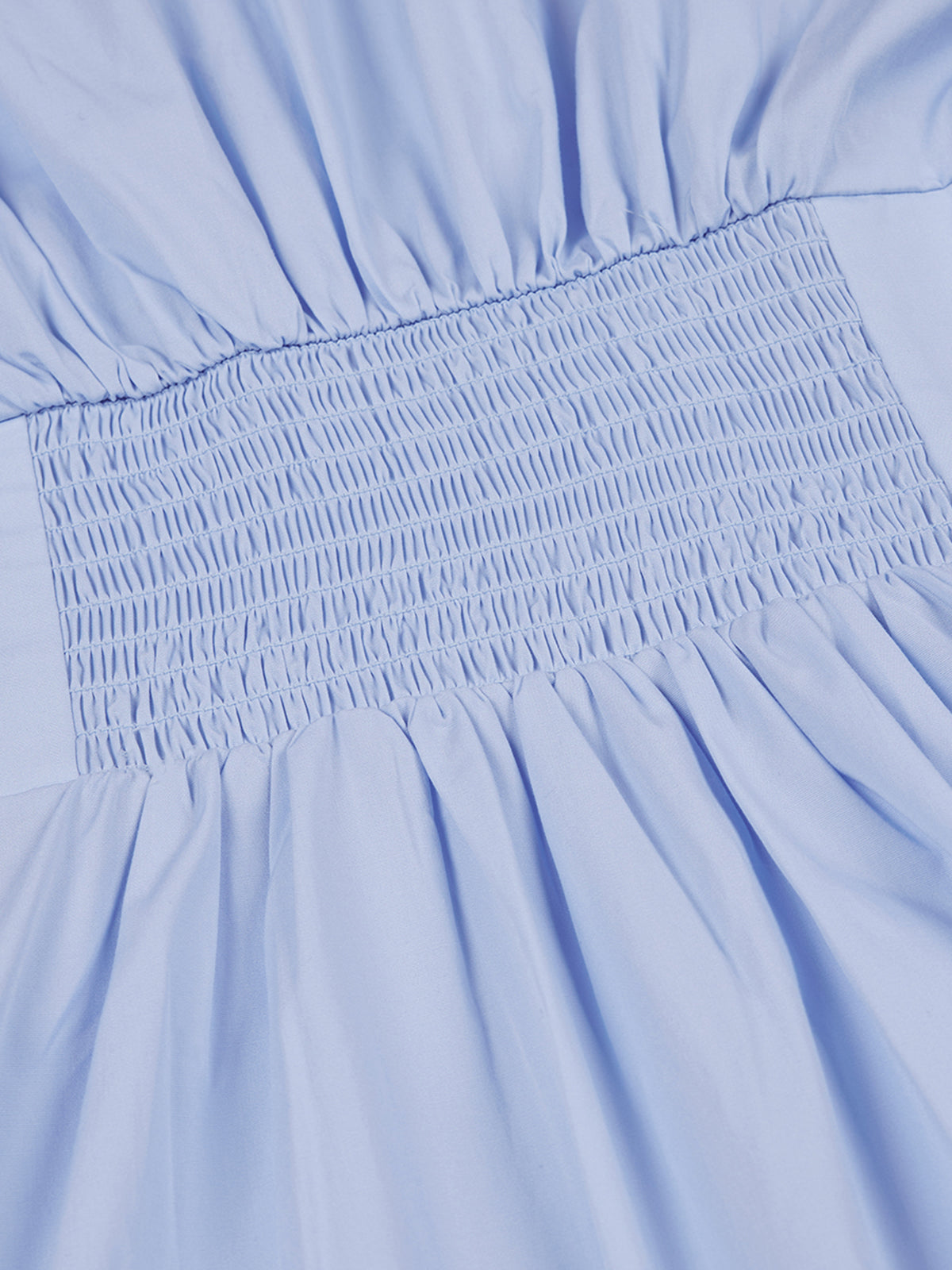 Button-Front Pleated Midi Shirt Dress