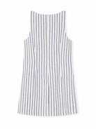 100% Linen Boatneck Mini Dress
