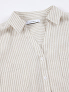 100% Linen Cropped Shirt
