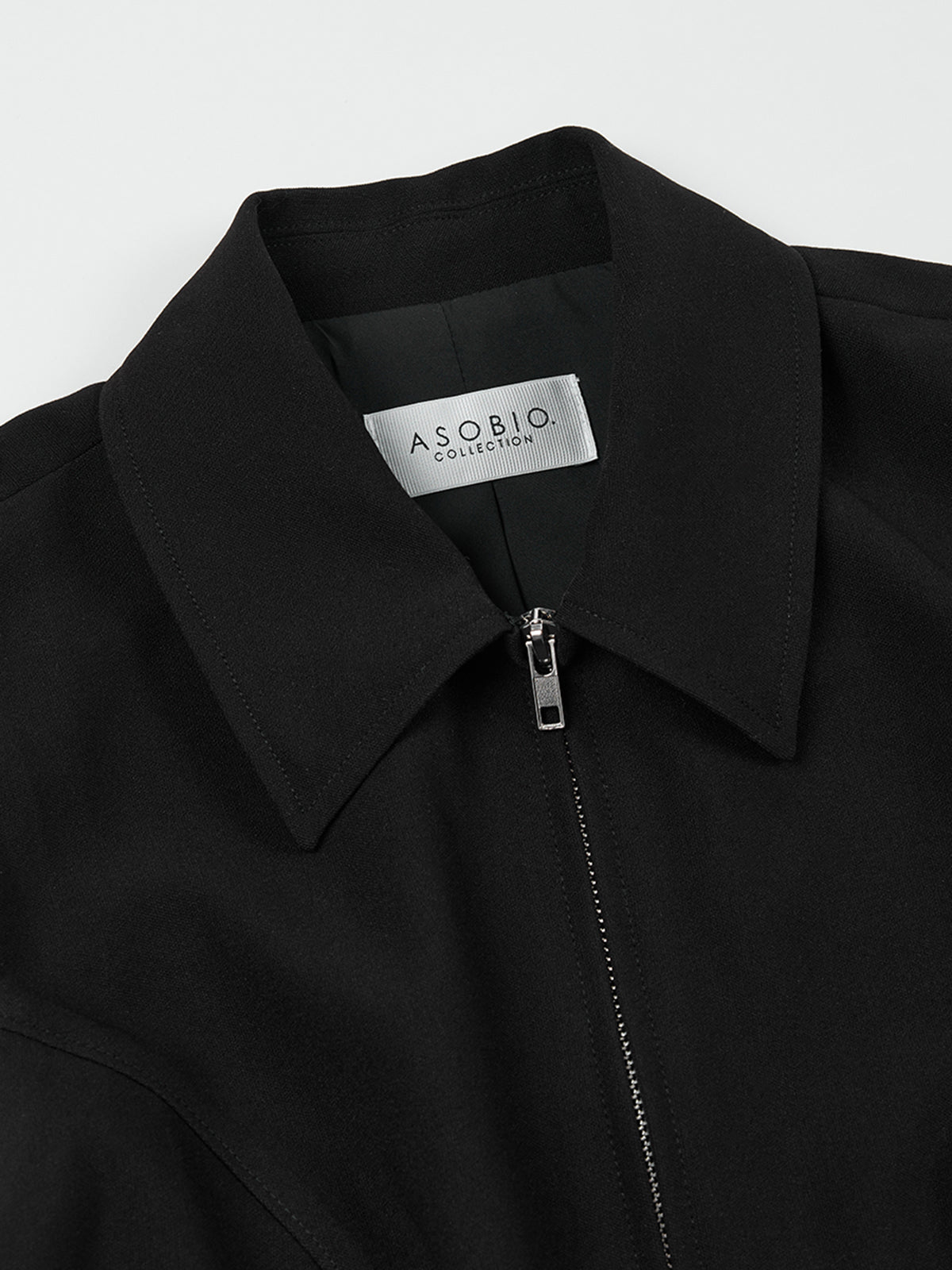 Double-Zip Sleeveless Fitted Shirt Top