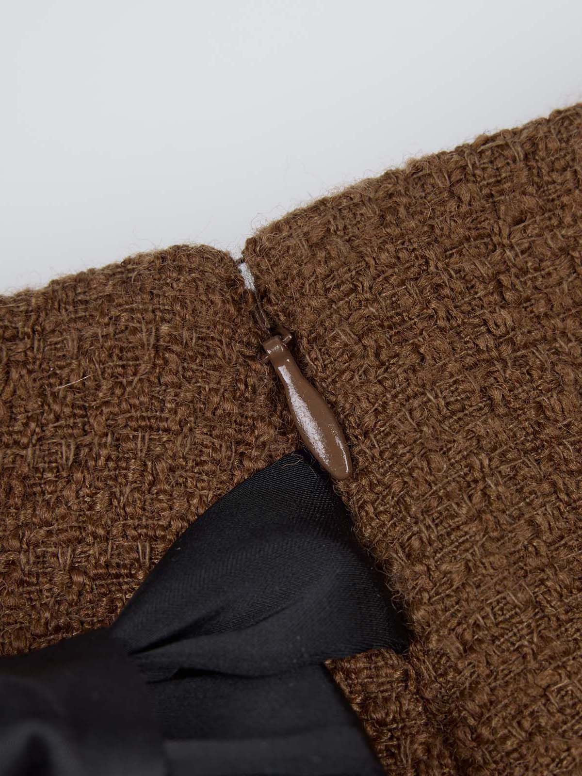 ASOBIO Mid-Rise Side Tie A-Line Wrap Mini Skirt