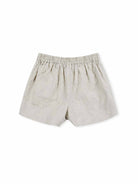 Striped Embroidered Shorts