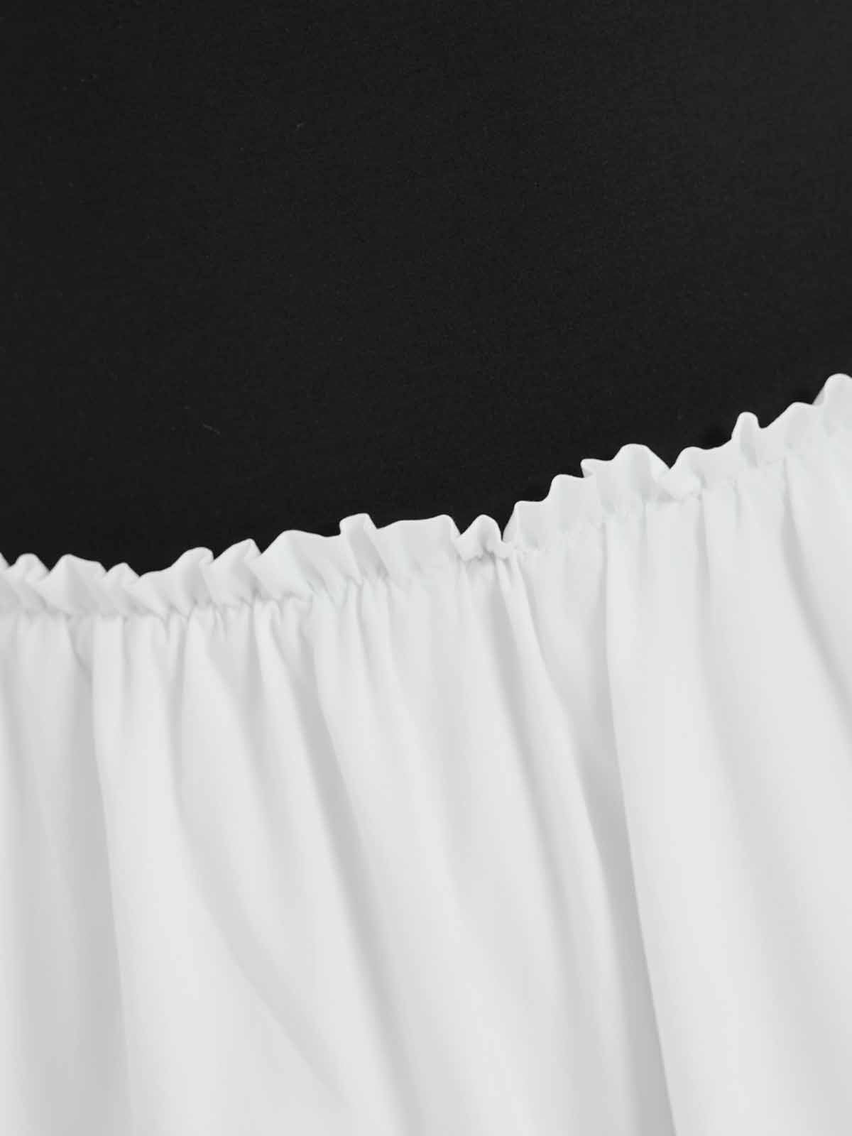 ASOBIO Fit-and-Flare Cotton Maxi Dress with Contour Bodice