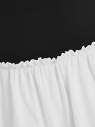 ASOBIO Fit-and-Flare Cotton Maxi Dress with Contour Bodice