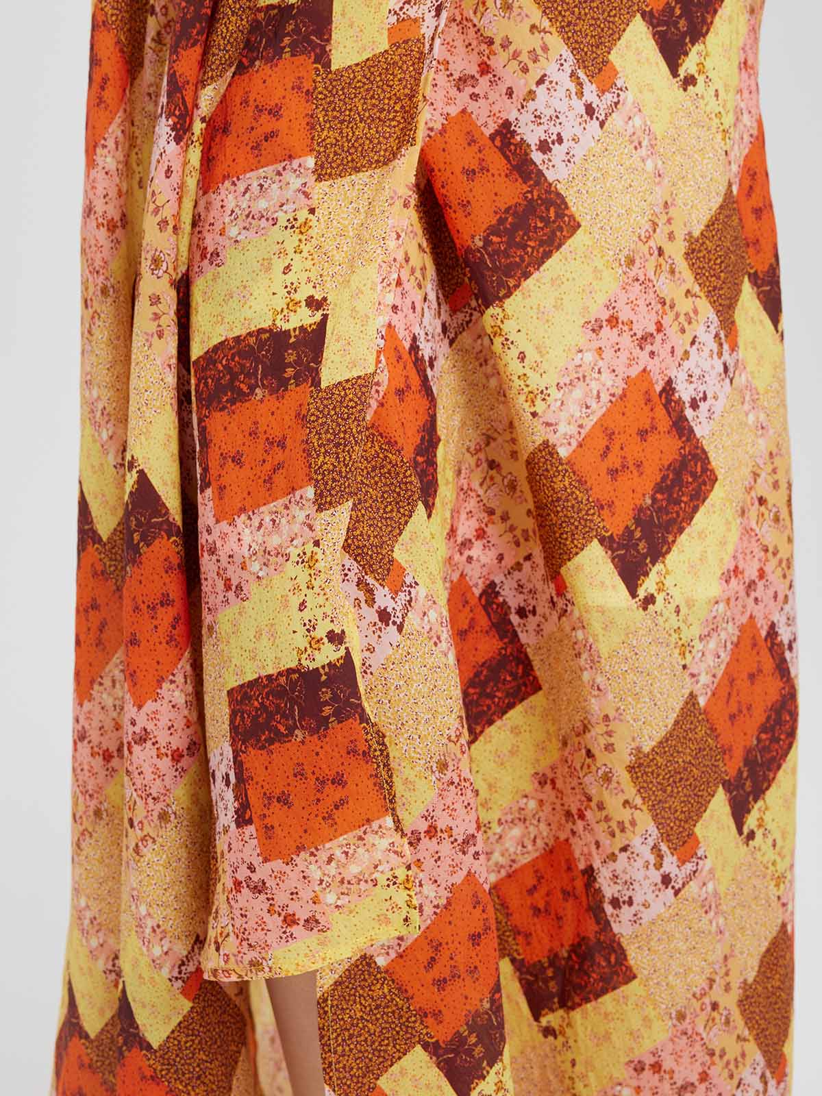 ASOBIO Printed Strappy Maxi Dress