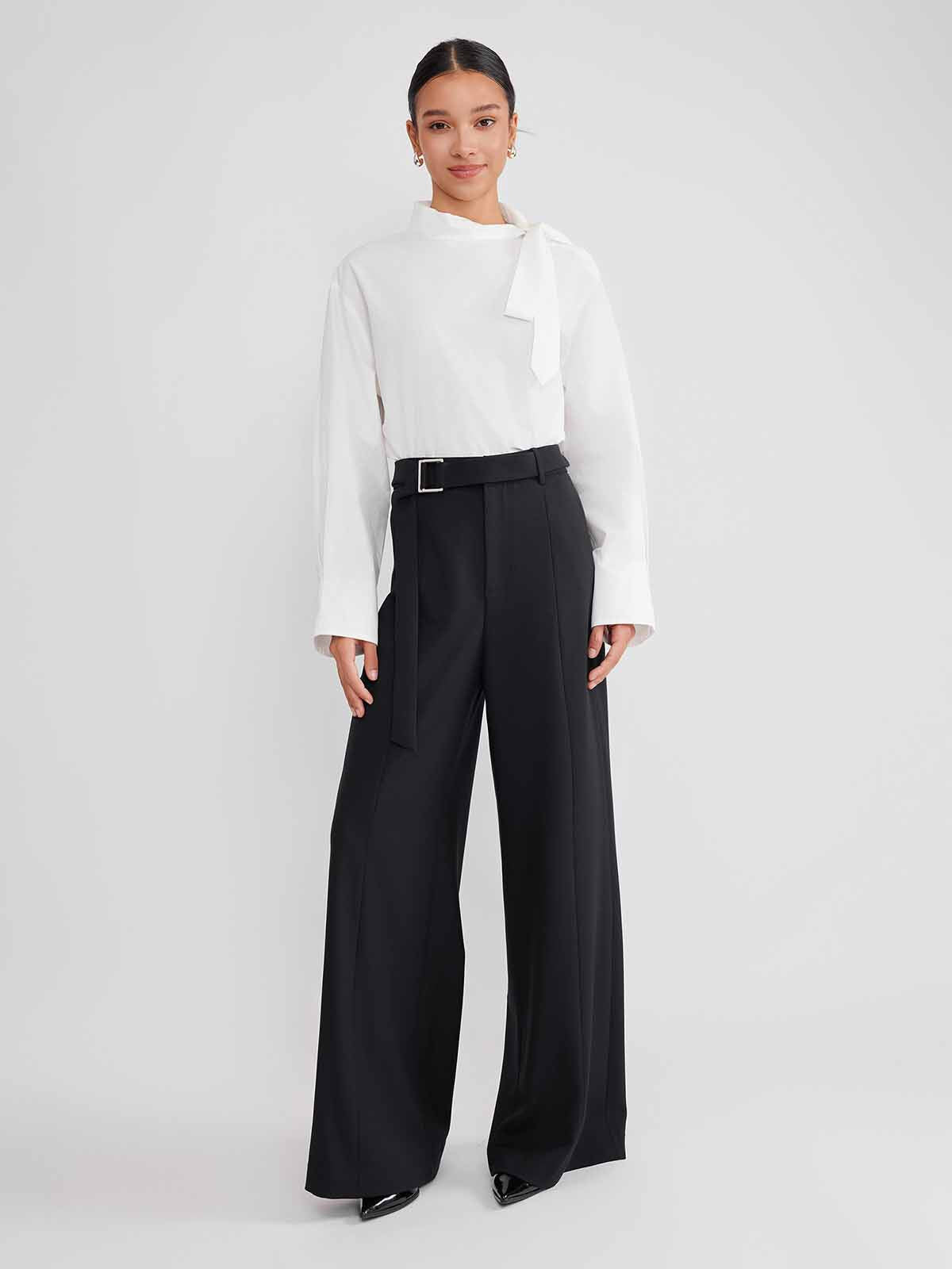 ASOBIO Belted Trousers