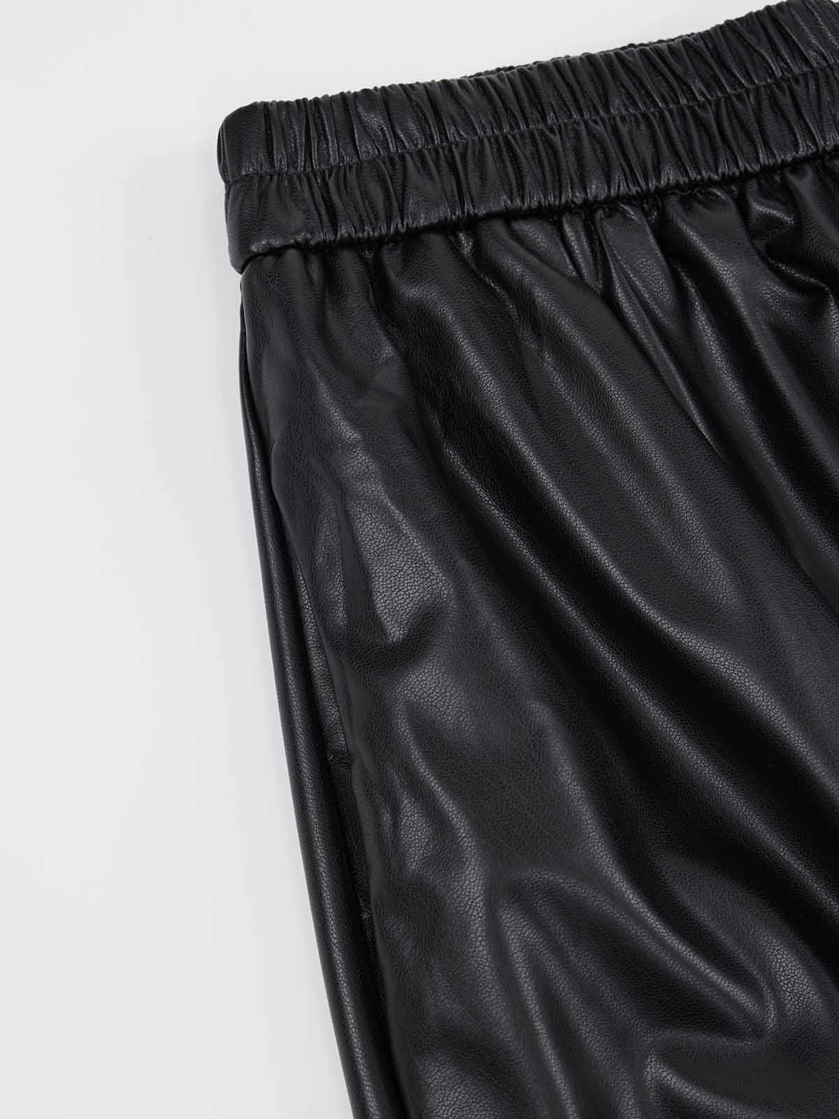 ASOBIO PU Maxi Skirt