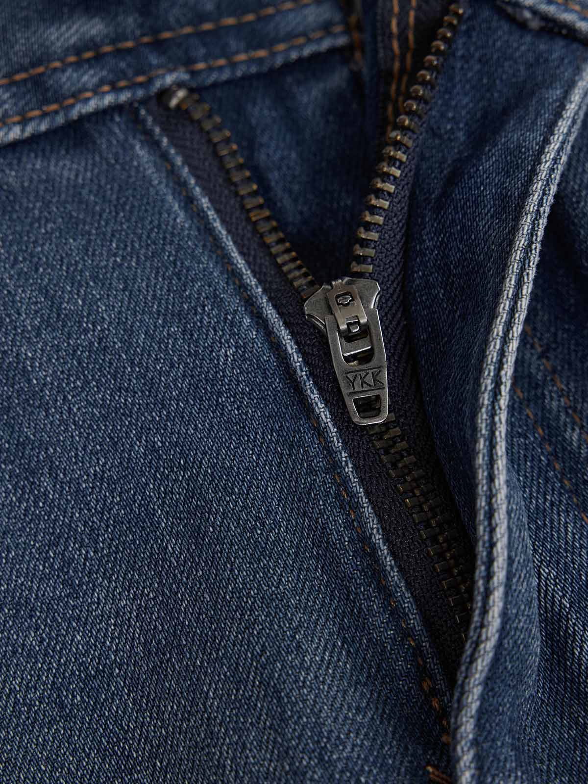 ASOBIO Mid-High Waist Flared Skinny Jeans