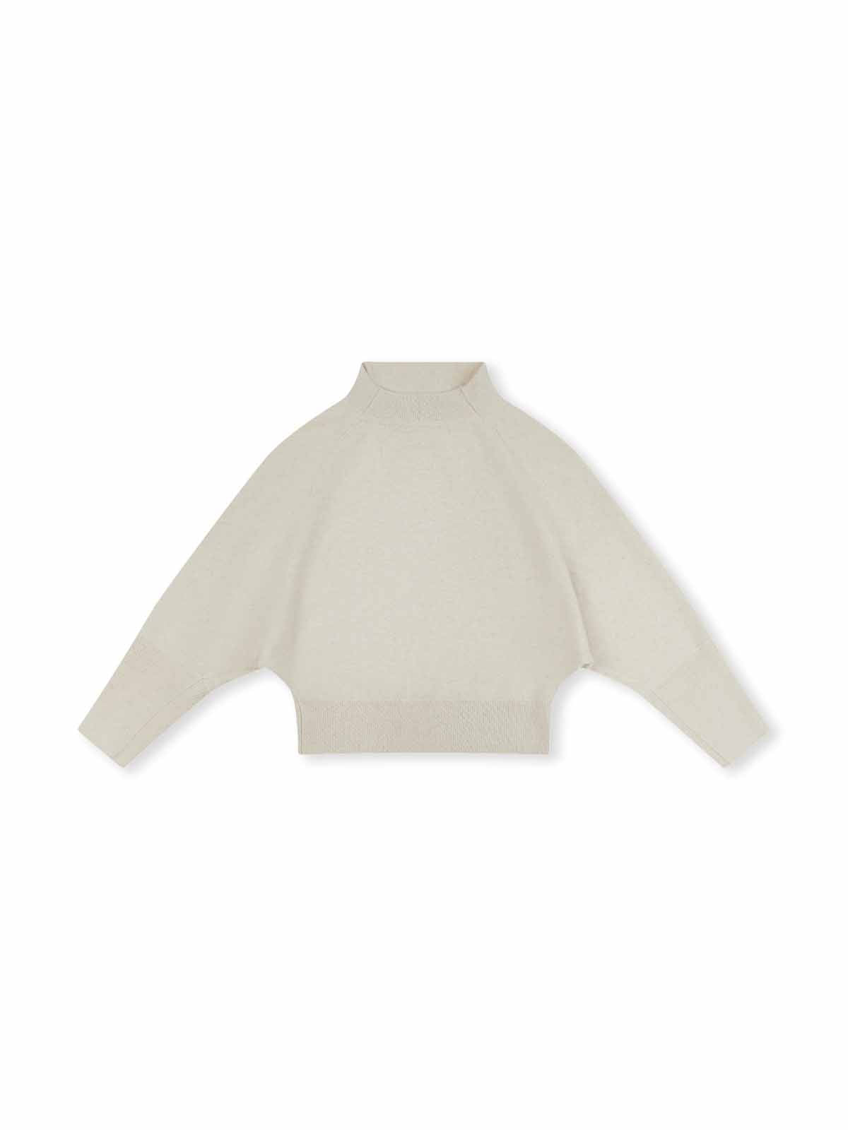 ASOBIO Yak Wool Blend Raglan Pullover Sweater