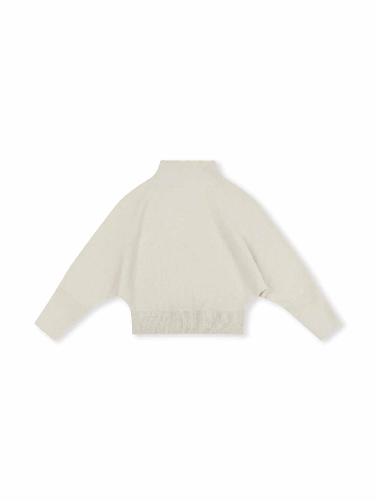 ASOBIO Yak Wool Blend Raglan Pullover Sweater