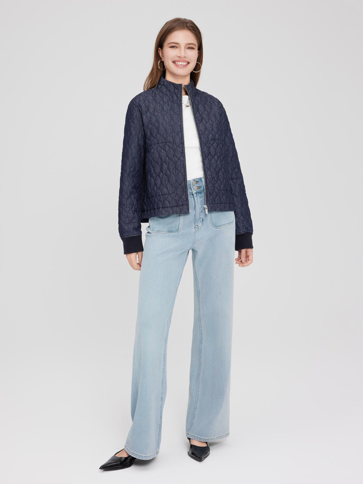 ASOBIO Denim Down Jacket