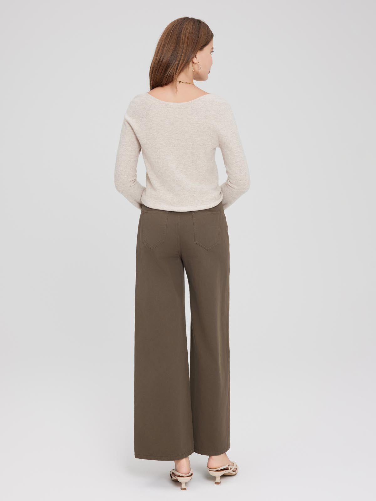 ASOBIO Wool-Cashmere Boatneck Sweater