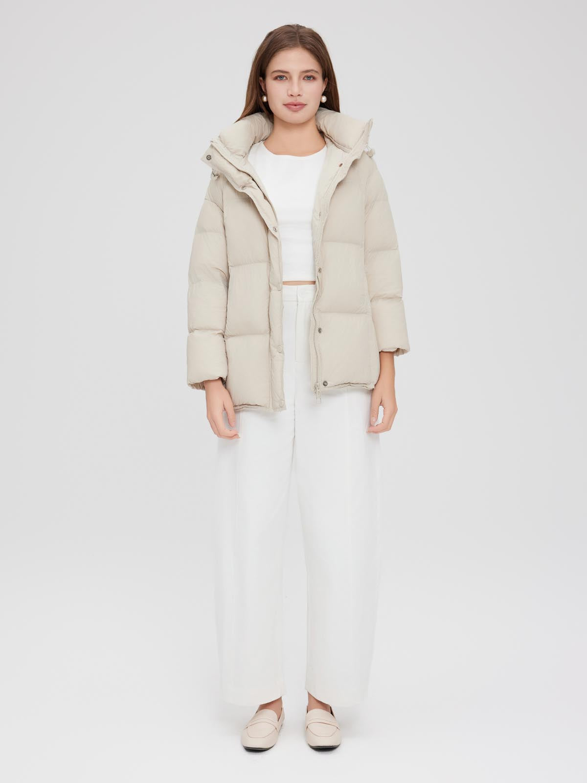 ASOBIO Hooded Down Jacket