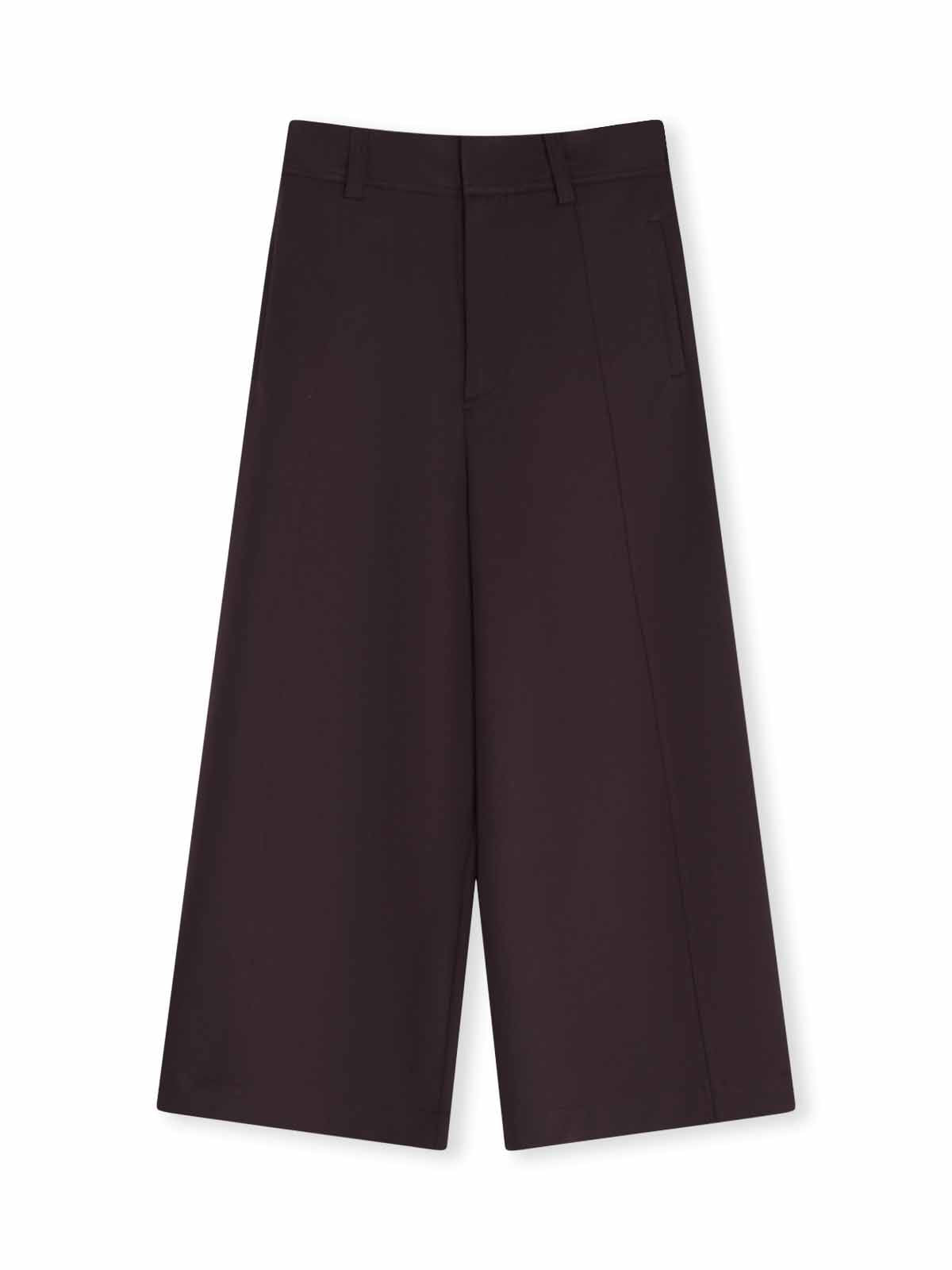ASOBIO Wide-Leg Cropped Trousers